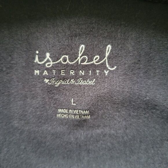 Isabel Ingrid Maternity Target Large Black Stretchy Pants bootcut full panel EUC - Picture 4 of 5
